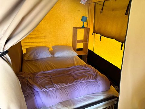 TENTE TOILE ET BOIS 5 personnes - SAFARI sans sanitaires