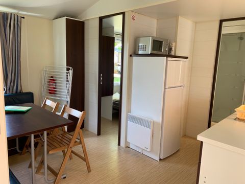 Mobilhome 4/6 personnes - 28m² - Terrasse bois couverte 12m²