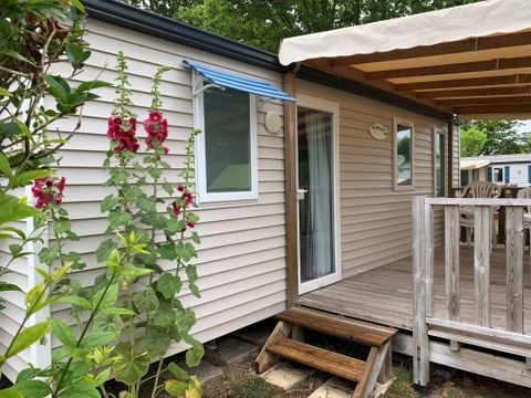 MOBILHOME 6 personnes - 28m² + Terrasse bois couverte 12m² 4/6 pers
