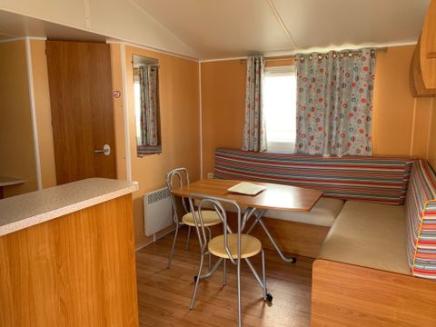 Mobilhome 4/6 personnes - 30m² - Terrasse bois semi-couverte 12m²