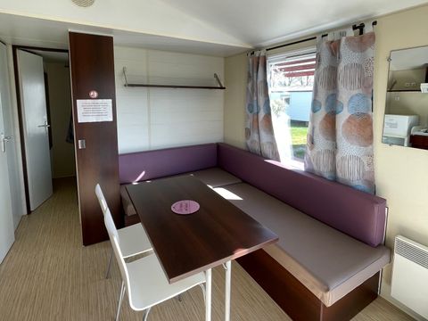 Mobilhome 4 personnes - 26m² - Terrasse bois intégrée de 7m².