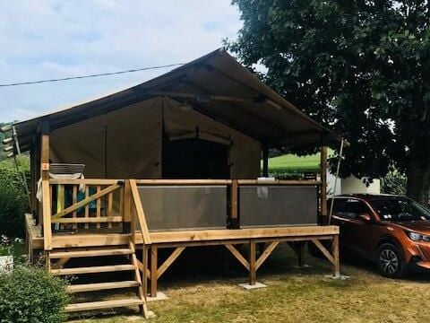 TENTE TOILE ET BOIS 5 personnes - Tente Lodge Bali 3 Pièces 4/5 Personnes