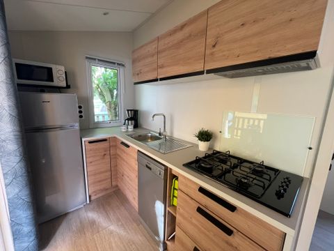 MOBILHOME 6 personnes - Cottage PREMIUM++ 3 chambres - VUE PLAN D'EAU 6 pers