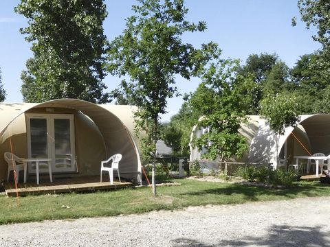 TENTE 4 personnes - Tente Coco Sweet 4 FEUILLES - 2 chambres 16m²  avec sanitaire