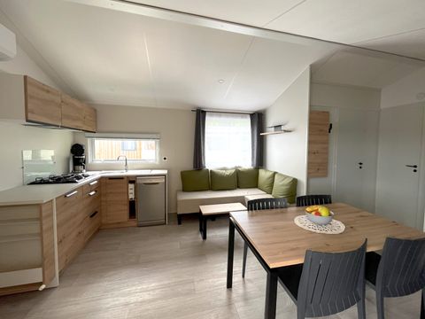 MOBILHOME 6 personnes - Cottage Du Lac PREMIUM++ 3 chambres - FACE PLAN D'EAU 6 pers