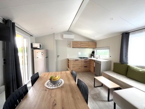 MOBILHOME 6 personnes - Cottage Du Lac PREMIUM++ 3 chambres - FACE PLAN D'EAU 6 pers