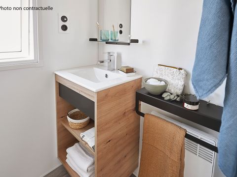 MOBILHOME 6 personnes - Cottage Du Lac PREMIUM++ 3 chambres - FACE PLAN D'EAU 6 pers