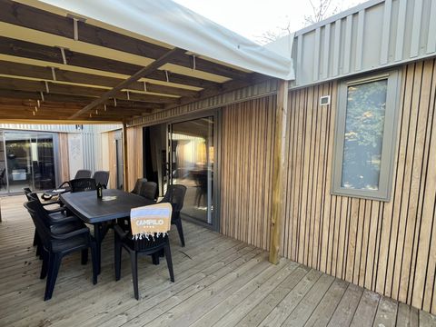 MOBILHOME 8 personnes - Cottage Nature Family Exclusif 3+1 chambres avec Piscine privative