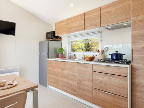 MOBILHOME 4 personnes - Cottage PREMIUM 2 chambres PECHEUR - Vue plan d'eau