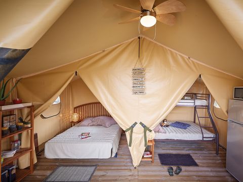 BUNGALOW TOILÉ 4 personnes - bungalow toilé marquise 19m² sans sanitaire (Hébergement de la saison 2022)