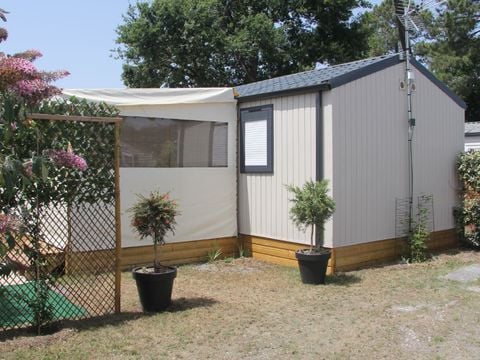 MOBILHOME 8 personnes - Privilège 40m² - 3 chambres - Clim - 2 TV - LV - Four