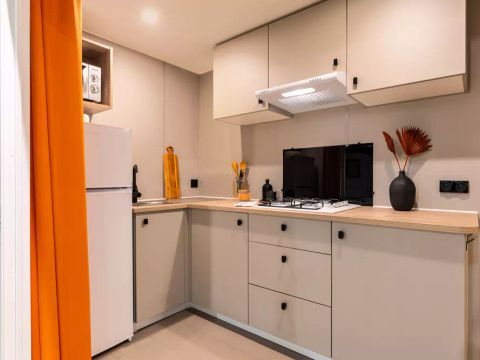 MOBILHOME 4 personnes - GRAND CONFORT PREMIUM 3 Pièces 4 Personnes Climatisé