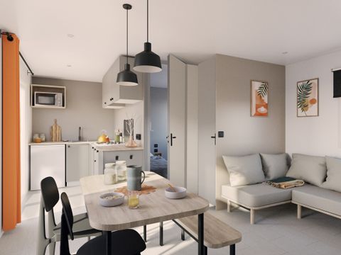 MOBILHOME 4 personnes - GRAND CONFORT PREMIUM 2 Chambres - climatisé