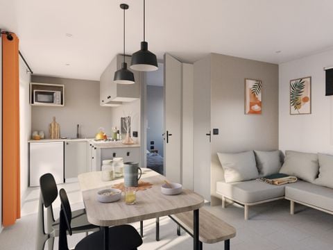MOBILHOME 4 personnes - GRAND CONFORT PREMIUM 2 Chambres - climatisé