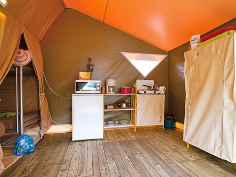 BUNGALOW TOILÉ 5 personnes - Tente Classic 2 chambres (sans sanitaires)(T5P2)