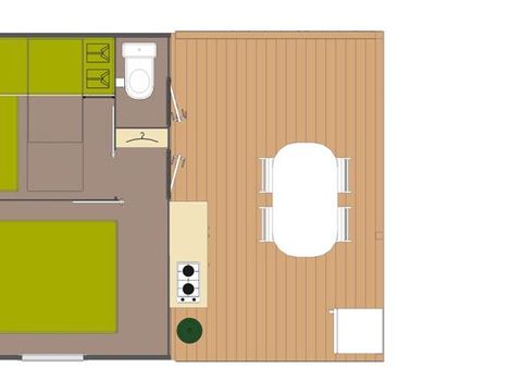 MOBILHOME 4 personnes - Tithome (sans sdb)