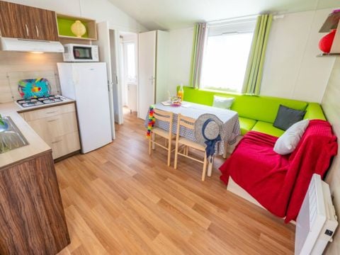 MOBILHOME 5 personnes - Grand Cottage Confort - Terrasse semi-couverte