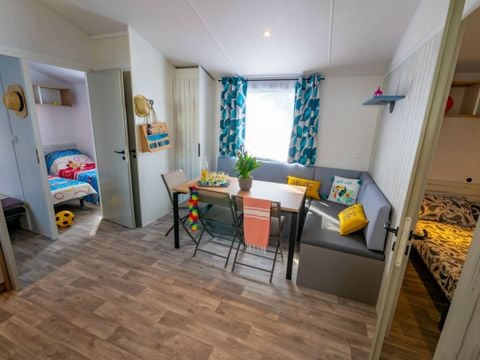 MOBILHOME 6 personnes - Cottage Confort- Terrasse semi-couverte
