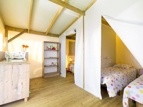 BUNGALOW TOILÉ 4 personnes - Funflower Standard 20m² / 2 chambres - terrasse (sans sanitaires privatifs)