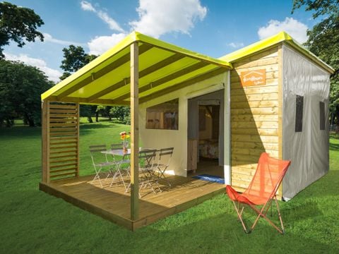 BUNGALOW TOILÉ 4 personnes - Funflower Standard 20m² / 2 chambres - terrasse (sans sanitaires privatifs)