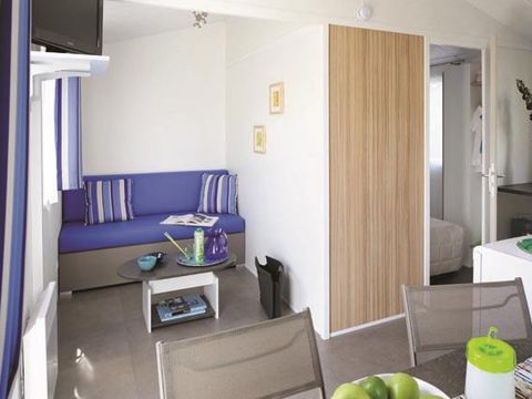 MOBILHOME 2 personnes - Standard 16 m² / 1 chambre - terrasse