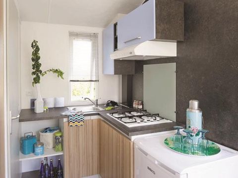 MOBILHOME 2 personnes - Standard 16 m² / 1 chambre - terrasse