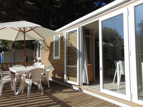 MOBILHOME 8 personnes - Confort 38 m² / 4 chambres - terrasse