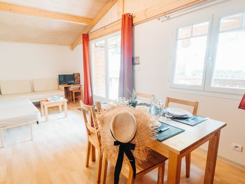 CHALET 4 personnes - CHALET BOIS 4/6 pour personne à mobilité réduite - 35m2
