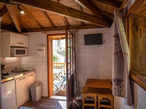 Hébergement 2 personnes - Cabane pilotis