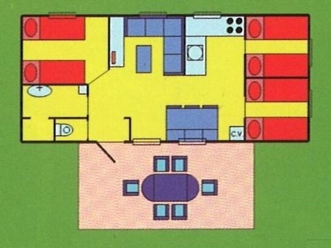 Chalet 6 personnes - Bevelander