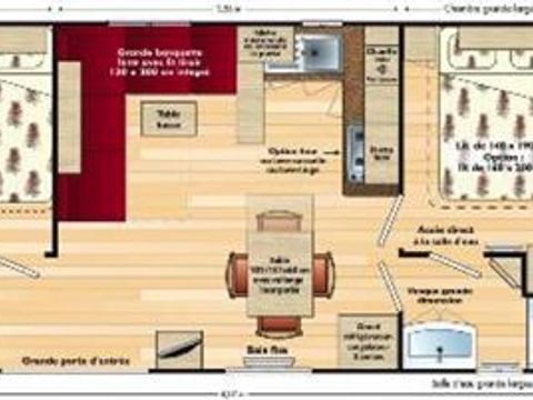 MOBILHOME 5 personnes - Titania