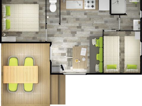 MOBILHOME 4 personnes - Malaga - 2 chambres