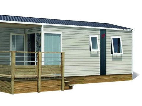 MOBILHOME 6 personnes - Mobil Home Lodge 83 Confort plus 3 chambres - 28 m² + terrasse intégrée de 8 m