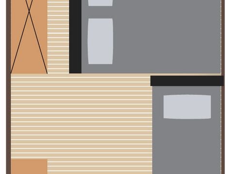 HÉBERGEMENT INSOLITE 3 personnes - GRAND POD sans sanitaire ni cuisine