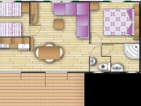 MOBILHOME 6 personnes - Topazio