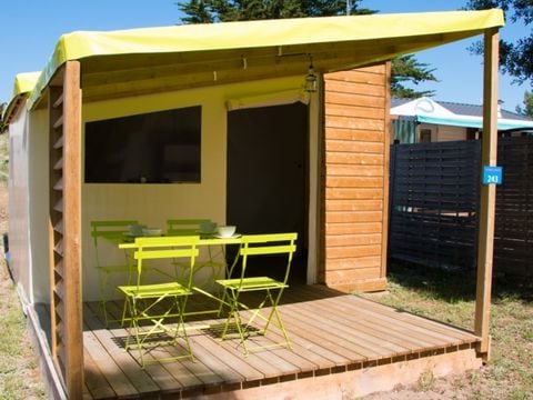 BUNGALOW TOILÉ 4 personnes - Funflower Standard 23m² (2 chambres) dont terrasse couverte 7m²