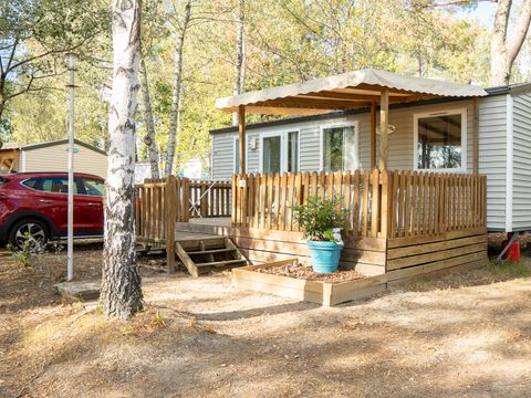 MOBILHOME 5 personnes - LE CHENE + Télévision + Lave -vaisselle