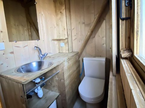 TENTE TOILE ET BOIS 5 personnes - Lodge du Lac 3 Pièces 5 personnes