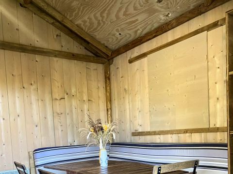 Tente en toile et en bois 5 personnes - Lodge du Lac 3 Pièces 5 personnes
