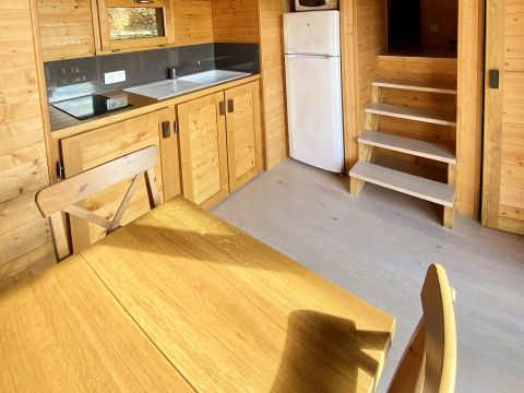 Tente en toile et en bois 6 personnes - Cabane Perchée Beaumont 4 Pièces 6 Personnes