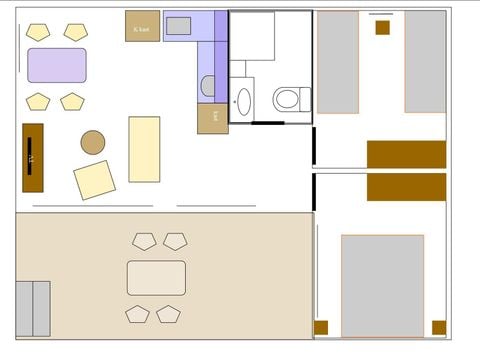 CHALET 6 personnes - PECHE