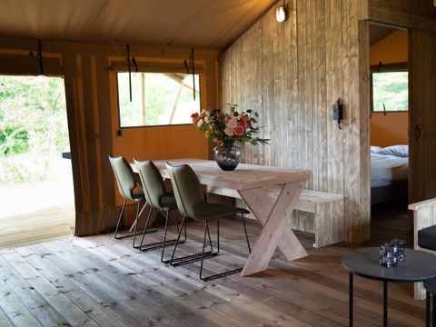 TENTE TOILE ET BOIS 7 personnes - tente safari de luxe