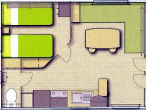 MOBILHOME 6 personnes - SYMPA