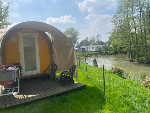 Tente en toile et en bois 2 personnes - Coco Sweet - 1 chambre - (sans sanitaire)