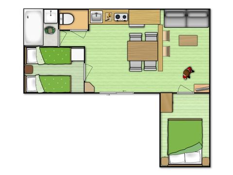 CHALET 6 personnes - GRAND ISARD 4/6 personnes