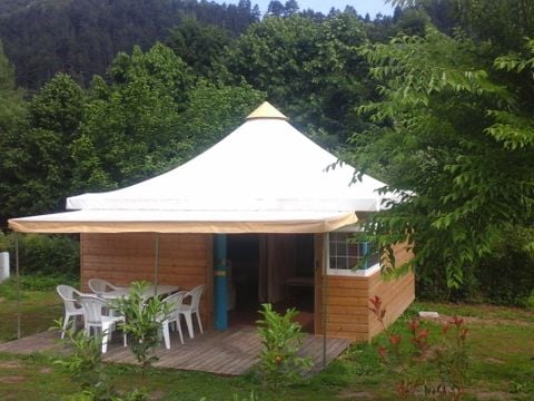 Tente 5 personnes - LODGE CONFORT avec sanitaires