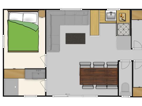 Chalet 6 personnes - LES TREFLES - 3 chambres