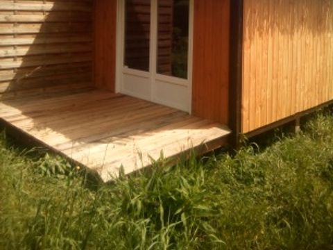 Hébergement 3 personnes - Cabane CAHUTE (sans sanitaire) - 1 espace nuit