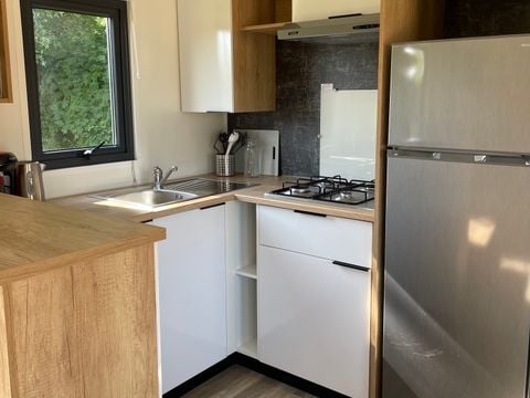 MOBILHOME 4 personnes - Cottage  avec terrasse  2 Ch/ 1 SdBb  au domaine camp'hotel du Perche Bellêmois