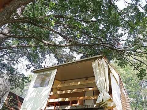 TENTE TOILE ET BOIS 4 personnes - Tithome sans sanitaire (dimanche à dimanche du 07/07/24 au 01/09/24) 4 pers.